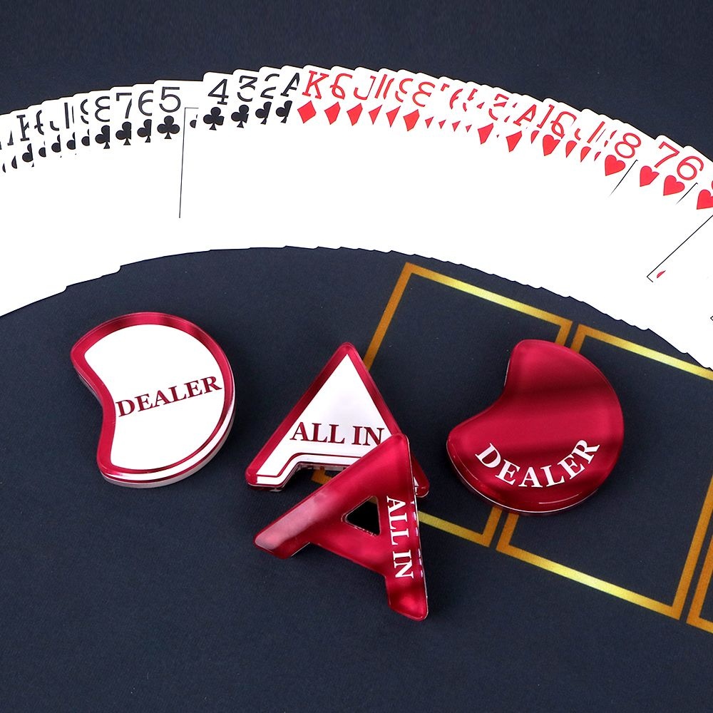 [㈜제이트레이드컴퍼니][오늘출발] 홀덤 용품 보드 게임 카지노 올인버튼  홀덤펍 딜러버튼 아크릴 블라인드 배팅