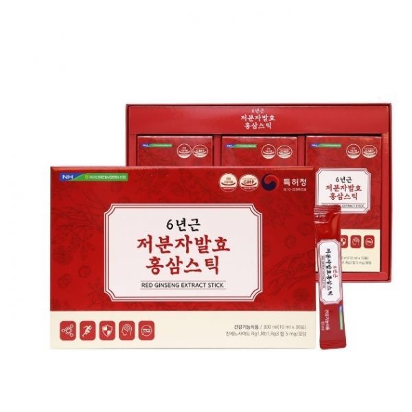지리산마천농협 6년근 저분자 발효홍삼 스틱 10g x 30포