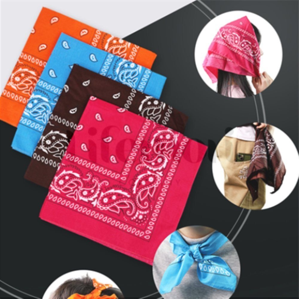 라이프모리 페이즐리 손수건 두건 남자손수건 등산용