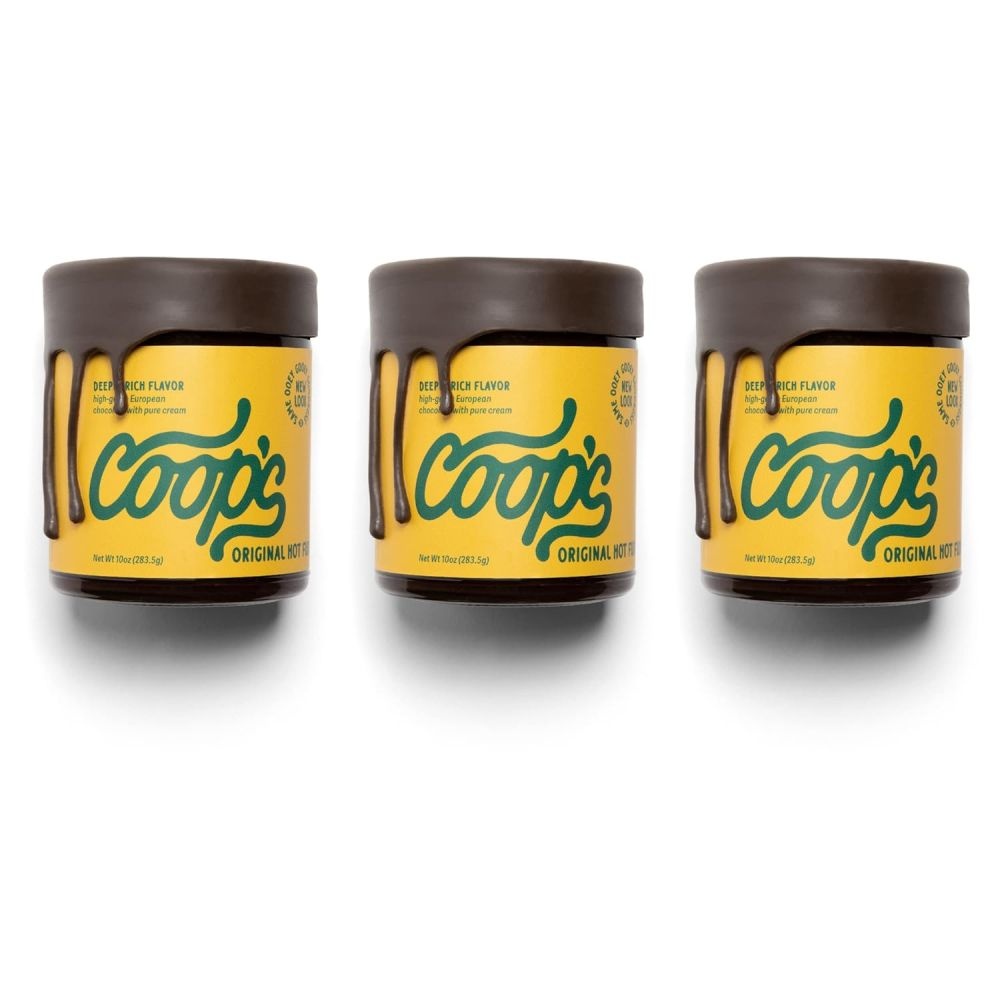 [해외] Coops 쿱스 오리지널 핫 퍼지 스프레드 잼 283g x 3통 아이스크림 쉐이크