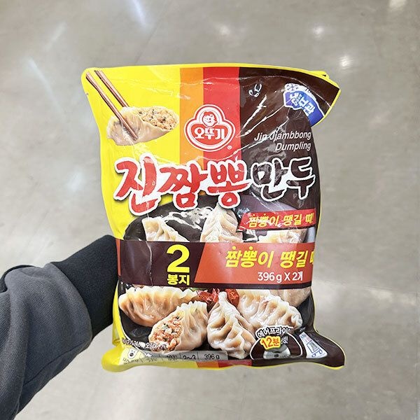 오뚜기 진짬뽕 만두 396g x 2개 아이스박스포장