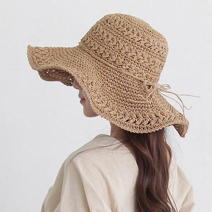 [LFN70643_58]휴양지 패션 모자 밀짚 버킷햇 라피아햇