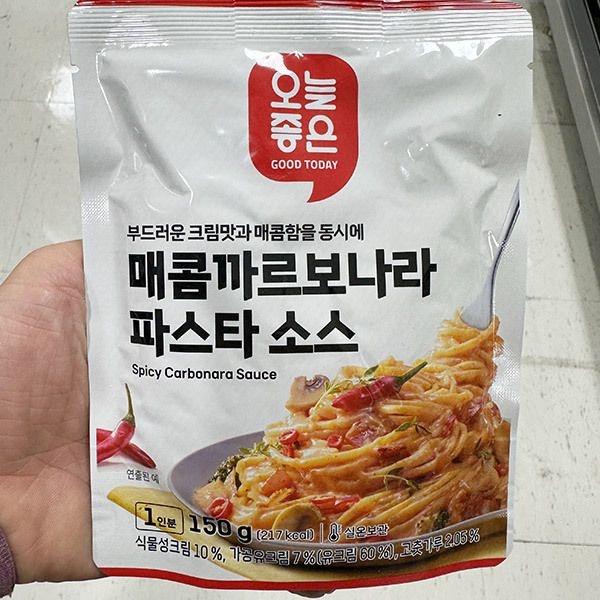 오늘좋은 매콤까르보나라 파스타소스 150g x 2개