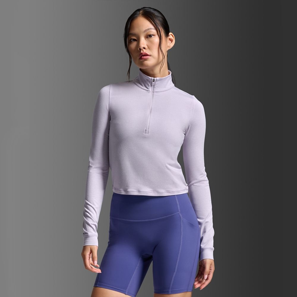 [롯데백화점] 투타임즈유 여성 플렉스 크롭 1/2 ZIP 롱 슬리브 VVV-VVV WR7482AVVV-VVV LE1219989669