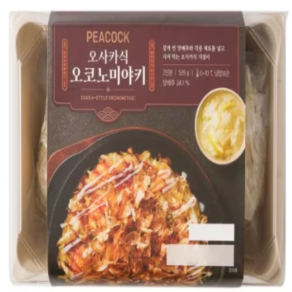 오사카식 오코노미야키 539g 1개 밀키트 간편식