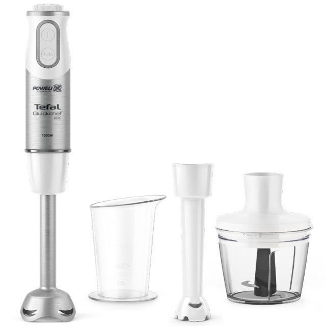 테팔 핸드 블렌더 퀵셰프 베베 HB65H1KR (1000W 모터, 4중날 스틱, 20단계 속도&터보기능)