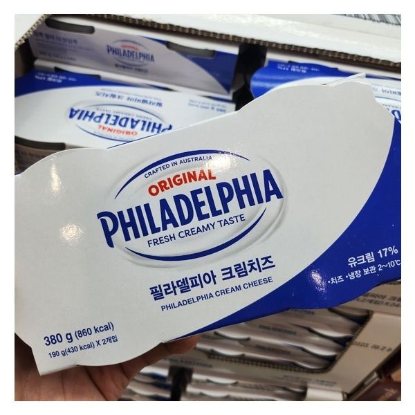 Mondelez 필라델피아 크림치즈 190G X 2