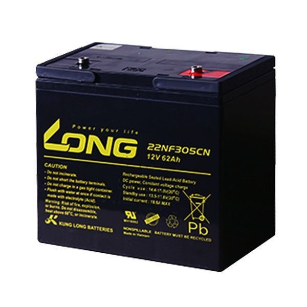 Long 케어라인 스쿠터/휠체어용 배터리 12V 62Ah