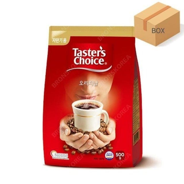 [네슬레] 테이스터스 초이스 오리지날 500g - 12개 한박스 / 블랙커피