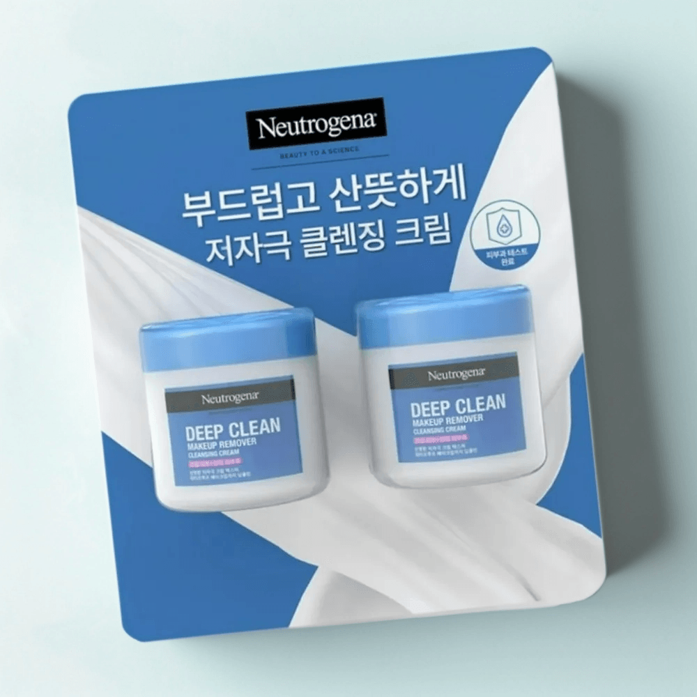 뉴트로지나 딥클린 클렌징크림 285ml 2개 코스트코 대용량 저자극 피지케어