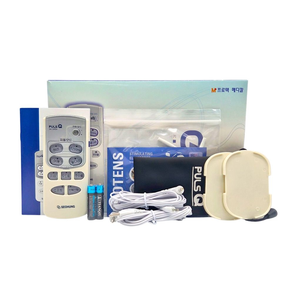 서흥메가텍 서흥 플러스큐 저주파 자극기 가정용 치료기 안마기 마사지 SM-205SA