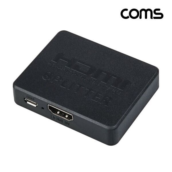 [LC][에이치플러스몰] HDMI 분배기1ㄷ2 미니 4K30Hz UHD USB 전원