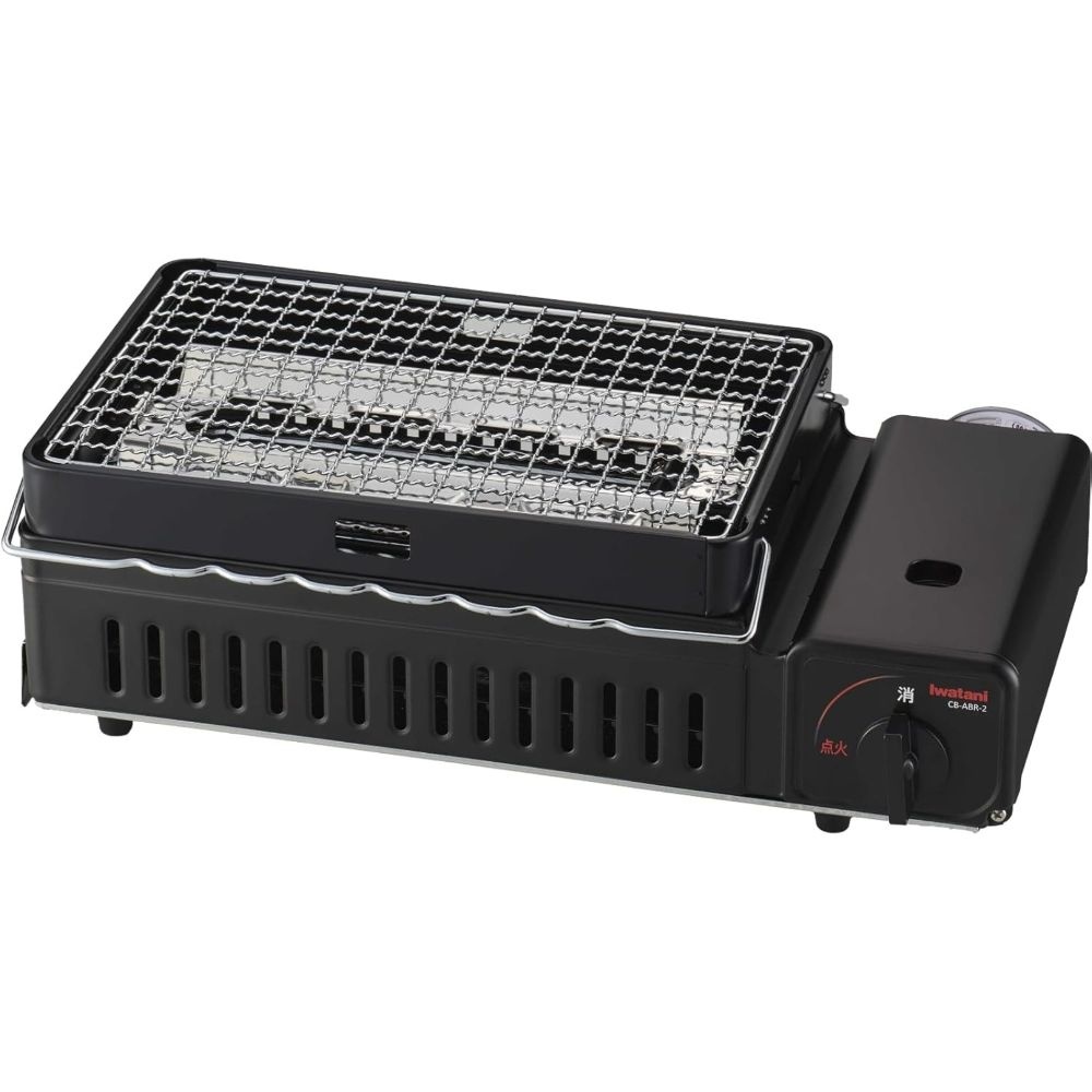 [해외] 이와타니 야끼화로 2 그릴 버너 카세트 꼬치 구이 CB-ABR-2 캠핑 미니 화로