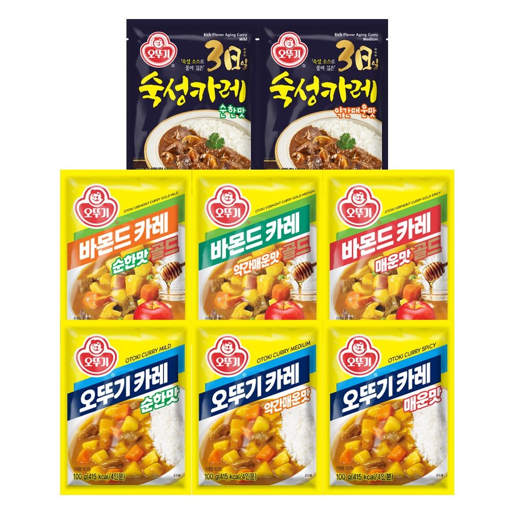 [오뚜기][오뚜기] 분말카레 3개+3개(총 6개) 골라담기 : 롯데ON
