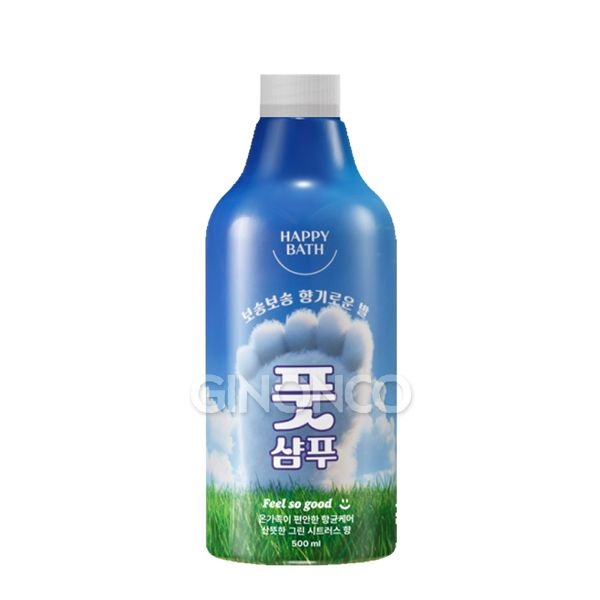 [오늘출발] 해피바스 필쏘굿 풋샴푸 리필 500ml 발 각질 보습 케어
