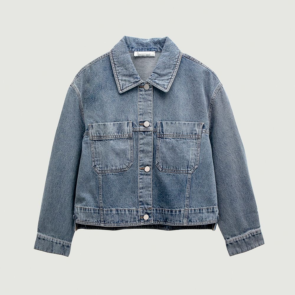 브랜드라이프스타일 행텐 여성 크롭 데님 오버핏 자켓-SP1041021112010