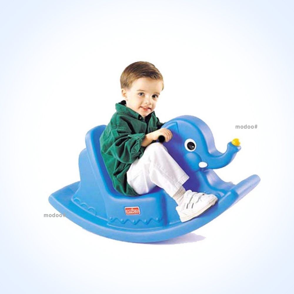 협력사 네오아미코 유아용 흔들코끼리 멀티컬러 안정감 있는 실내 놀이용품