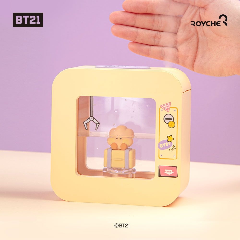 BT21 미니니 minini 오락실 무선 미니 가습기 (무드등 기능)