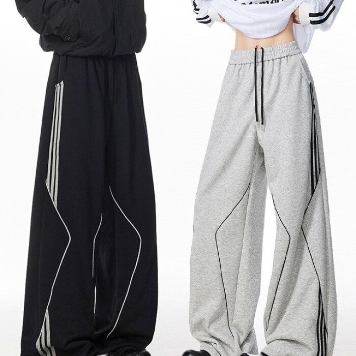 제로스샵 / 믹센 트랙라인 와이드 트레이닝팬츠