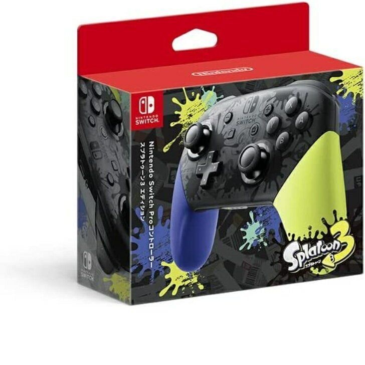 [해외] 닌텐도 Switch Pro 컨트롤러 스플래툰3 에디션 (정품)