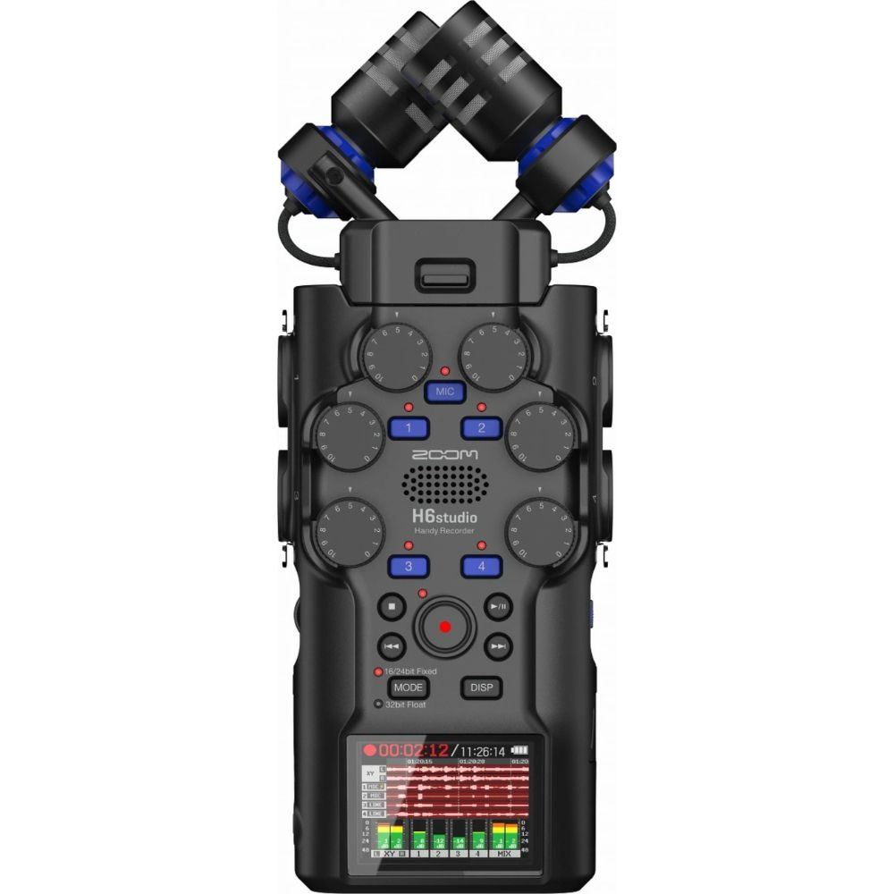 [해외] ZOOM H6 studio 줌 핸디 BLACK 레코더 유튜브 방송 유튜버 마이크 녹음기 ASMR 오인페 2025년 신형