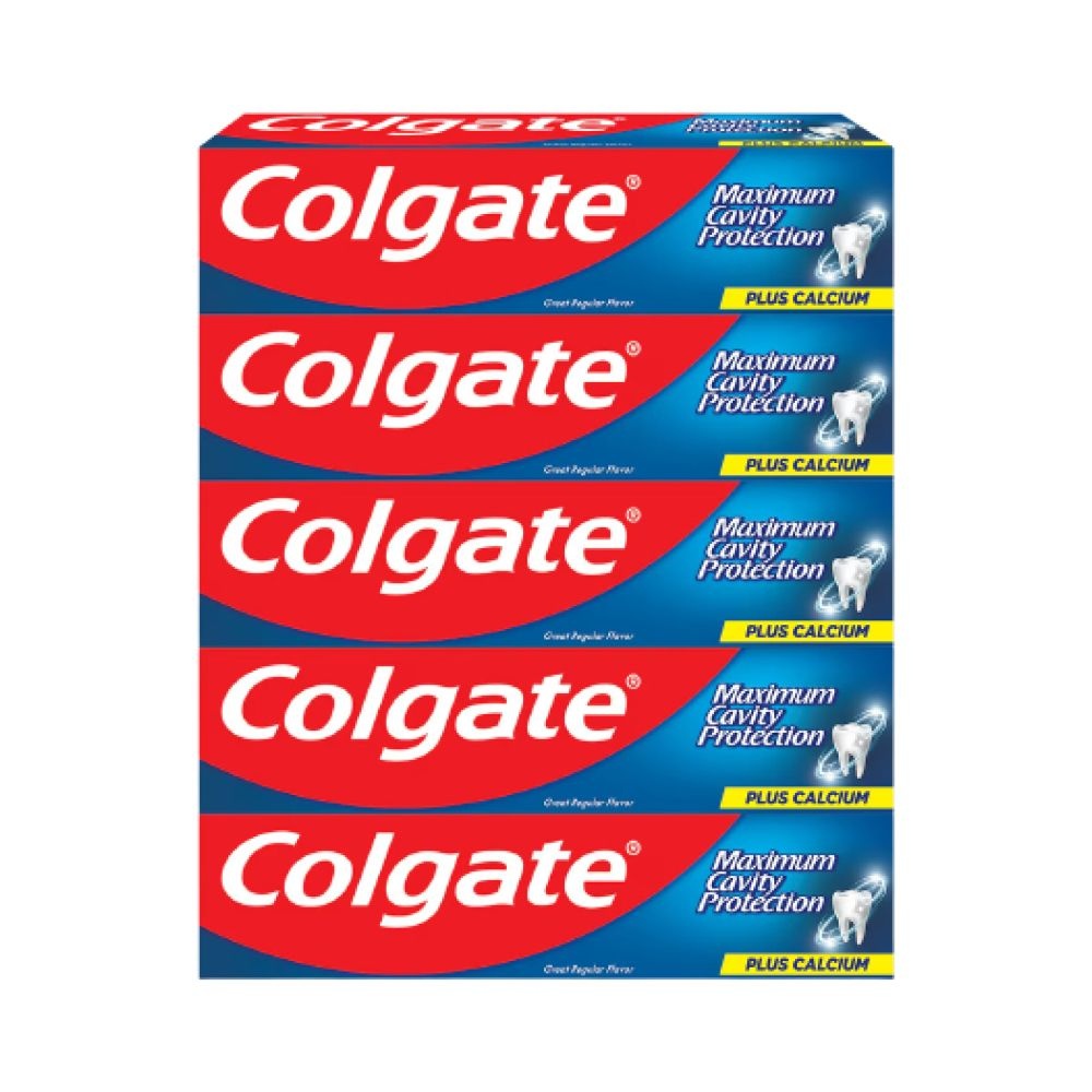 COLGATE PALMOLIVE 콜게이트 치약 250g x 5개 그레이트 레귤러 플레이버 국민치약