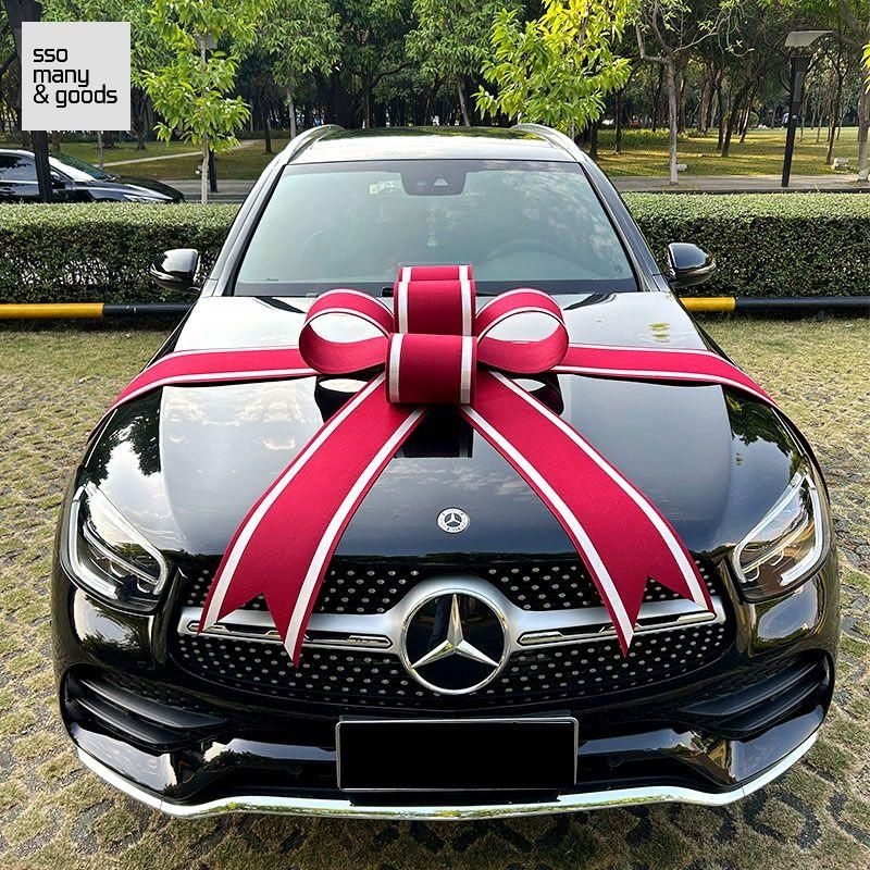 [해외] 장식 전시장 신차 용품 리본 인도식 대형 인수  딜러 선물용 데코 매장 자동차