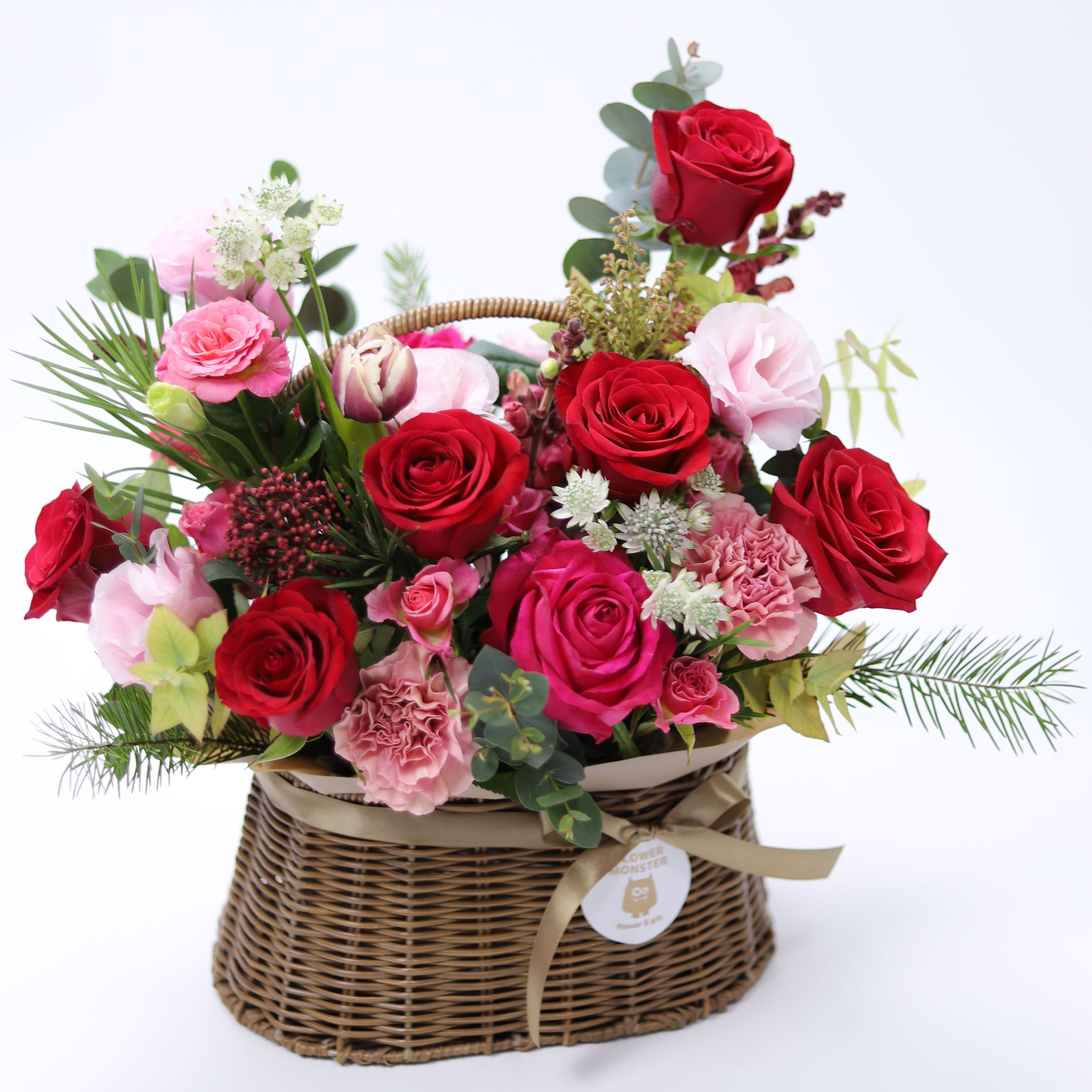 플라워 몬스터 스윙걸스 꽃바구니 생일 기념일 축하 결혼기념일 프로포즈 선물 화이트데이 발렌타인데이 꽃배달