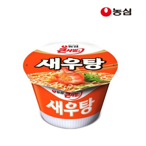 농심 새우탕 큰사발 115g x 16개입(1box)