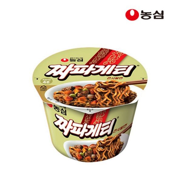 농심 짜파게티 큰사발 123g x 16개입(1box)