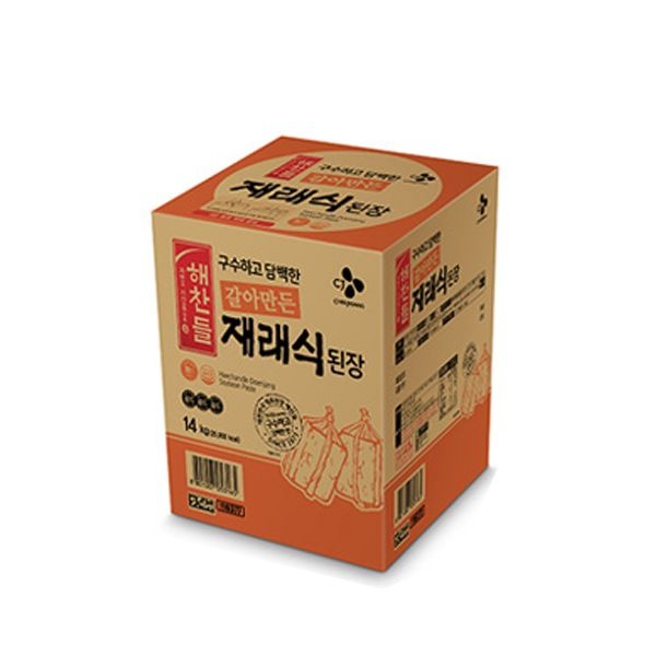 해찬들 (무료배송)해찬들 재래식 갈아만든된장 14kg x 1통