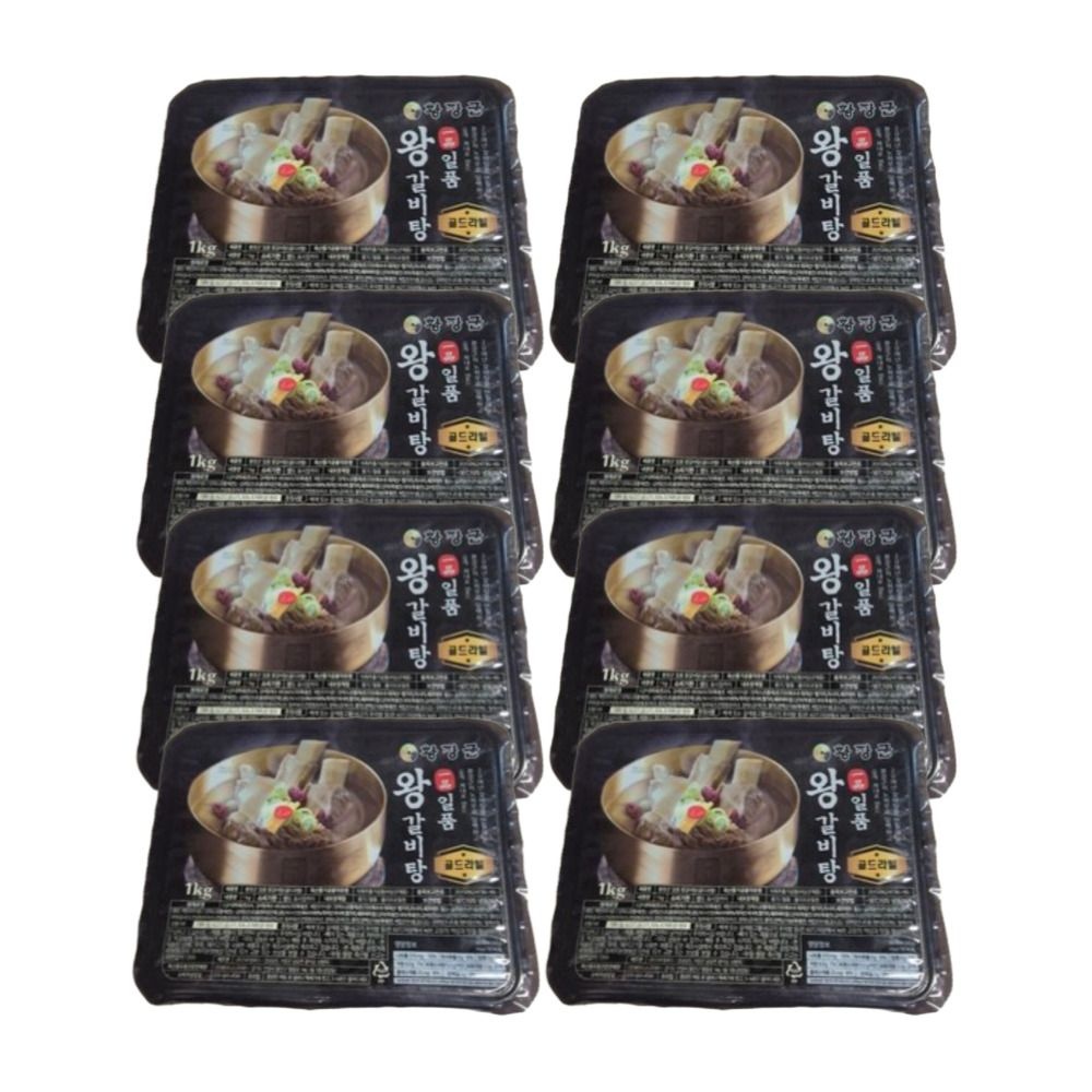 가우정푸드 황장군 골드라벨 일품 왕 갈비탕 1kg x 8팩