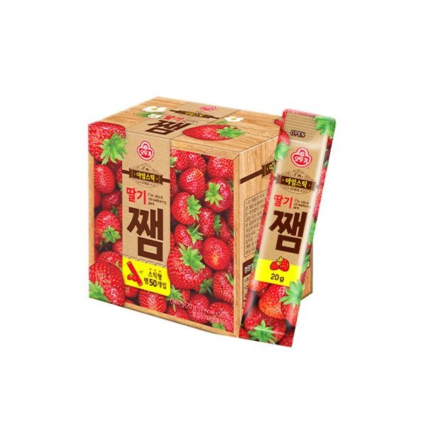 오뚜기 아임스틱 딸기잼 20g x 50ea