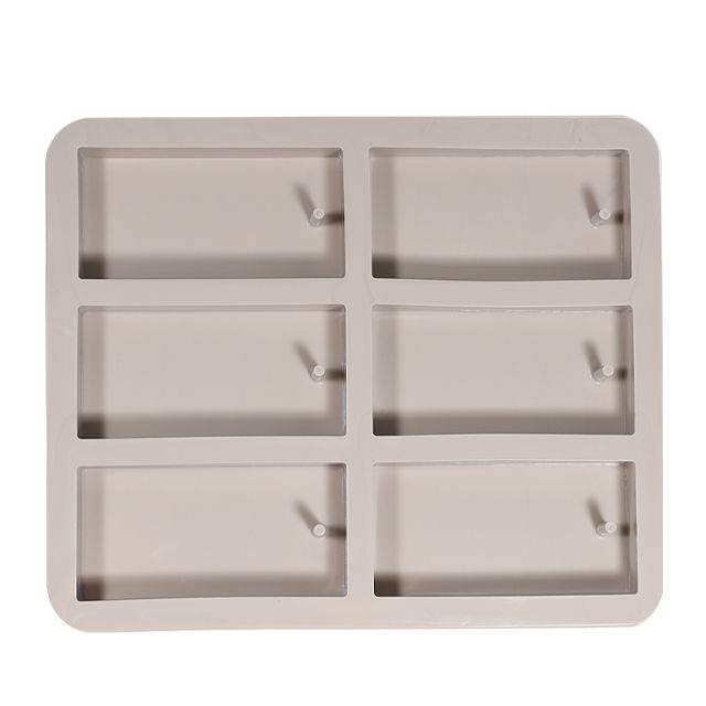 강군샵 석고방향제 몰드 타블렛 사각 6구 2개 재료 틀 만들기