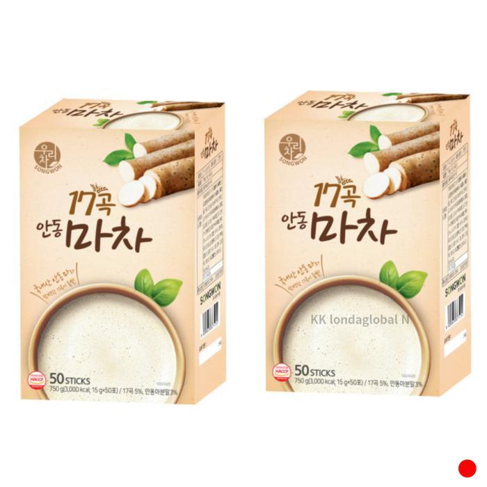 송원식품 송원 우리차 17곡 안동마차 국내산 음료 건강 50T X 2