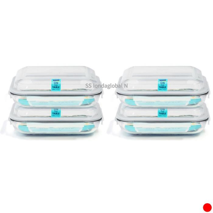 글라스락 온더테이블 반찬통 선물 추천 900ml 4개