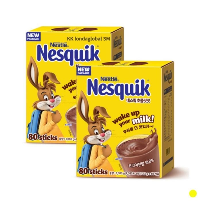 브라질네슬레 네스퀵 초콜릿맛 스틱 음료 간식 어린이 추천 총160T
