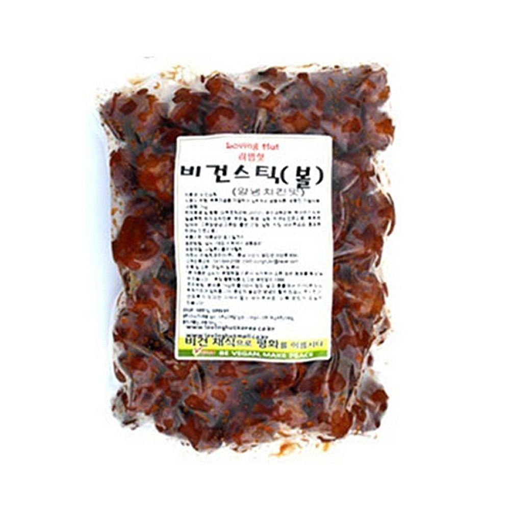 러빙헛코리아 러빙헛 콩치킨 비건 스틱 1kg 채식주의자 베지테리언 채식 간편식 대체육 콩단백