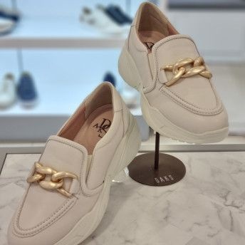 [롯데백화점] 닥스 여성 5cm굽 플랫폼가죽통굽로퍼 DIF2753313 GA35GJW