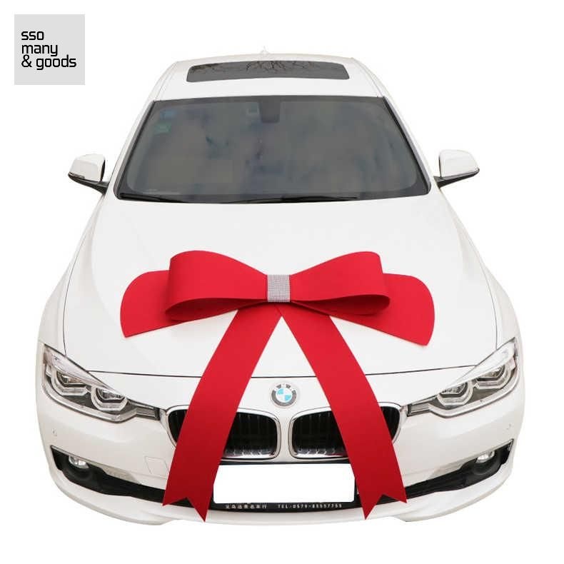 [해외] 대형 리본 자동차 전시장 인테리어 새차 신차 인수 인도  행사 딜러 선물 프로포즈