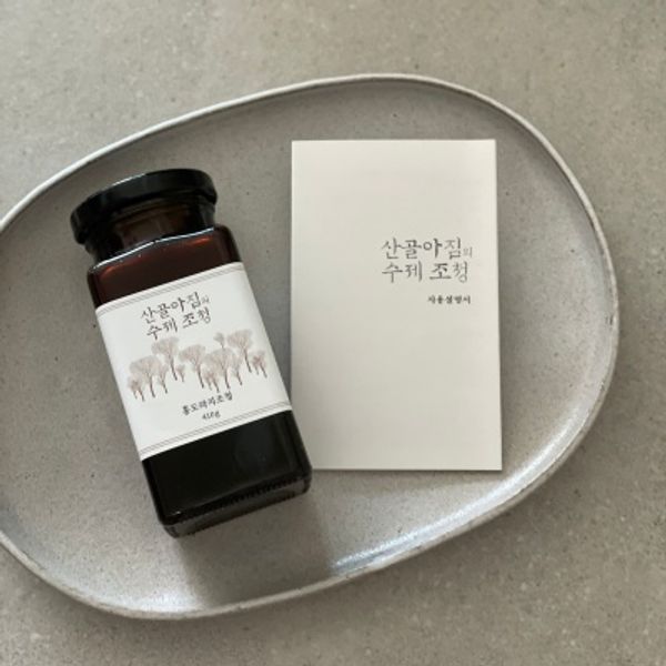 정선산야초전통식품/ 강원도 정선군 정선읍 스몰라이프 홍도라지 조청 410g 산골아짐의 수제조청 구증구포