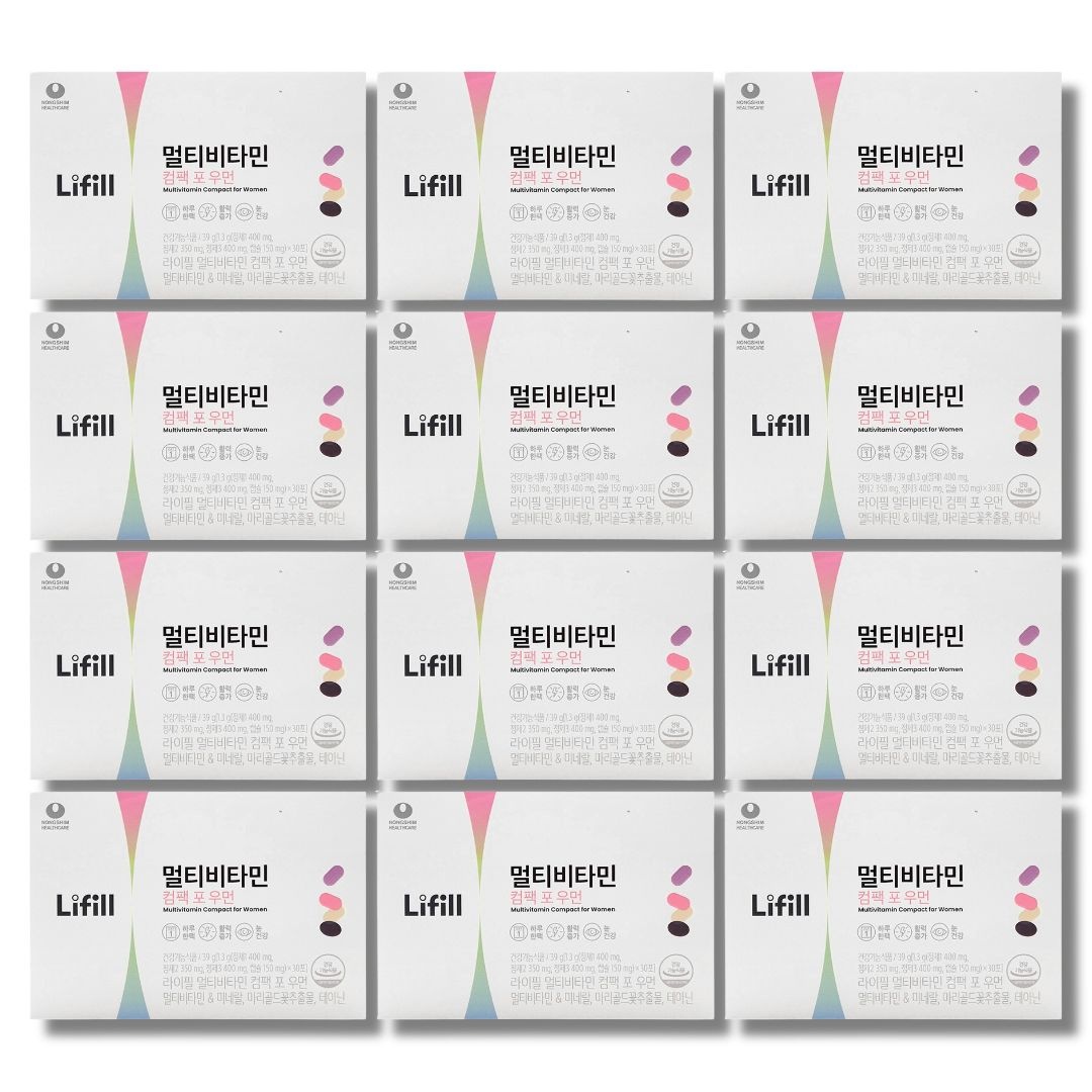 라이필 멀티비타민 컴팩 포 우먼 1.3g 30포 12박스