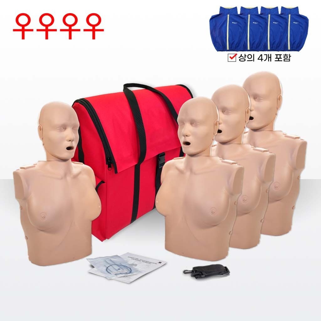 프레스탄 여성 심폐소생마네킹 4P 모니터형 PP-AFM-400M CPR실습 보건교육