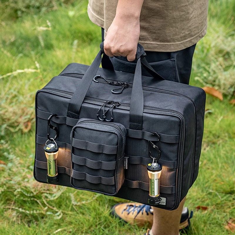 [해외] 대용량 캠핑 수납가방 다용도 아웃도어 보관함 휴대용 야외 전술 캠핑테이블 수납백 방수 디자인