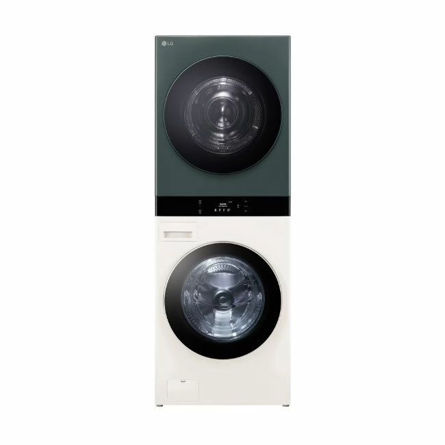 LG전자 (현대Hmall) LG 트롬 워시타워 세탁건조기 WL22EGZU 네이처그린 베이지 25/22kg