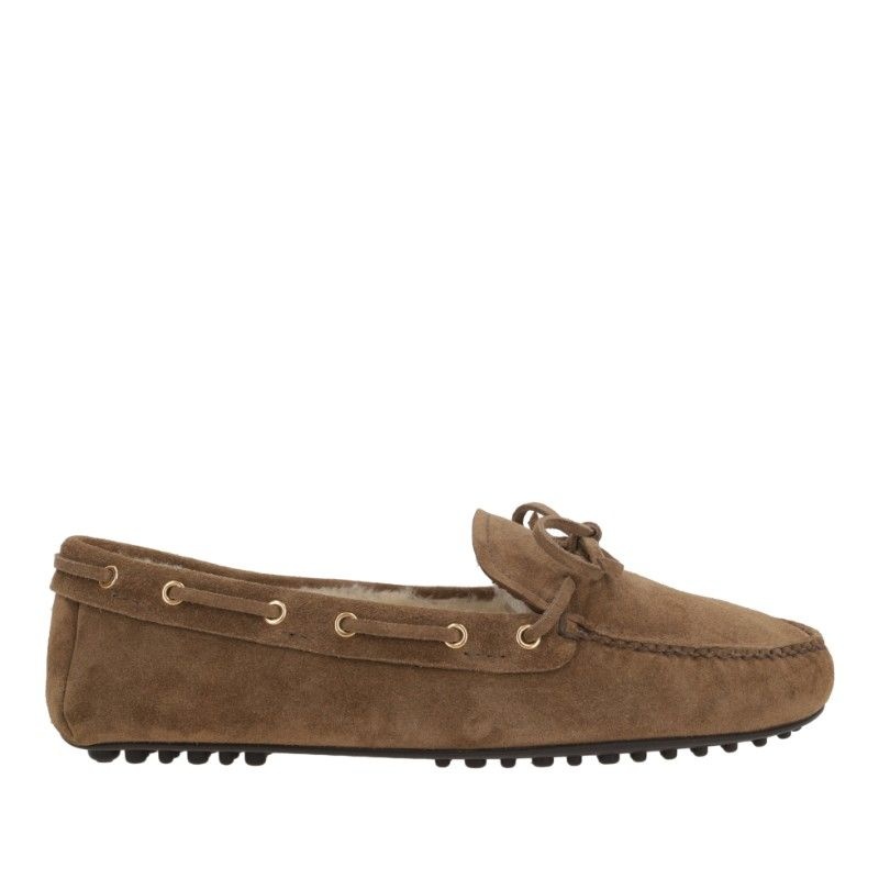 CAR SHOES 카슈 브라운 스웨이드 드라이빙 로퍼 KDD34MFA000 Z0GF0E2Q