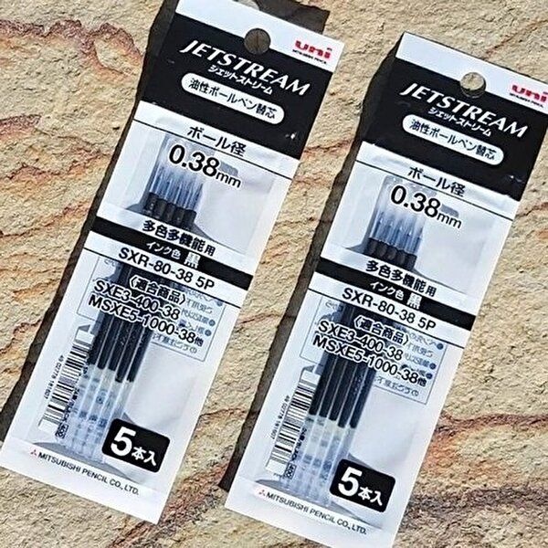 VY협력업체 [브이와이][VCI76830]수입볼펜 리필심 블랙 0.38mm 5개입X2팩