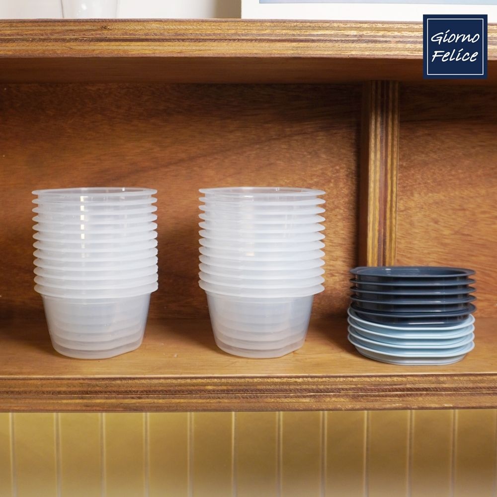 죠르노펠리체 [죠르노펠리체] 이지쿡 밥보관 밥팩 용기 스카이블루 275ml*30P GF-ERS30