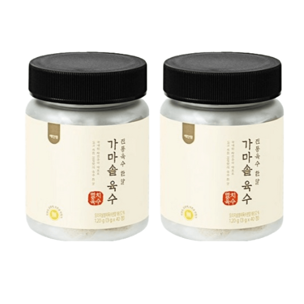 예찬원 동전육수 코인 육수 40정 x 2개 멸치육수 샤브샤브 고체 육수한알 잔