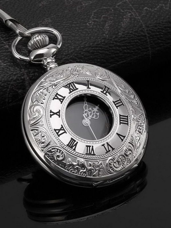 [해외] 회중시계 레트로 워치 클래식 체인 아날로그 엔틱 포켓 쿼츠